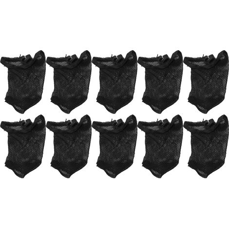 Lot de 10 bonnets de perruque, bases de perruque, accessoires pour perruque, bonnets élastiques en filet (1/5)
