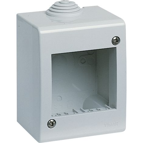 VIMAR - 13023 Contenitore IP40 2M Idea/8000sp grigio