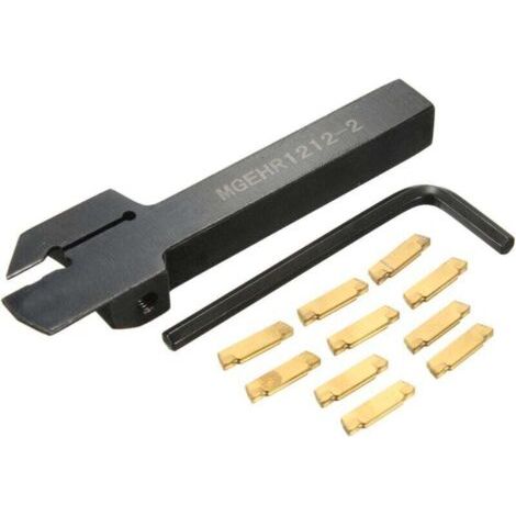 Mgehr 1212-2 12 x100mmSupport De Porte À Rainurage Externe avec Insert 10Pcs Mgmn200 (1/4)