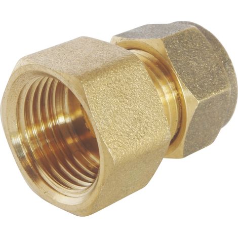 Raccord à compression laiton TC 10 - Femelle 12/17 (1/4)