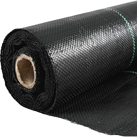 Mophorn Tessuto paesaggistico di barriera per erbacce , tessuto da giardino resistente da 6x250 FT, controllo delle erbacce tessute in PP da 4,1 Oz, sottofondo geotessile per l'erosione del suolo (1/5)