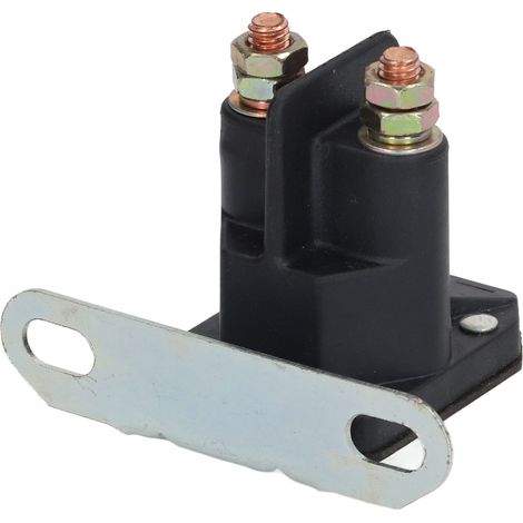 Relais de démarreur 12V 4,8W, solénoïde avec coque ABS et bobine en laiton, pour tondeuse à gazon, véhicule et électroménager, pièce de rechange fiable. (1/5)