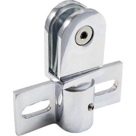 Charnière pivotante pour porte de douche en verre. quincaillerie de salle de bain robuste et antirouille. construction en acier inoxydable (1/5)