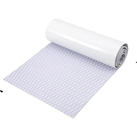 Tappetino per ponte barca, superficie antiscivolo, impermeabile, 2 pezzi, grigio (1/2)