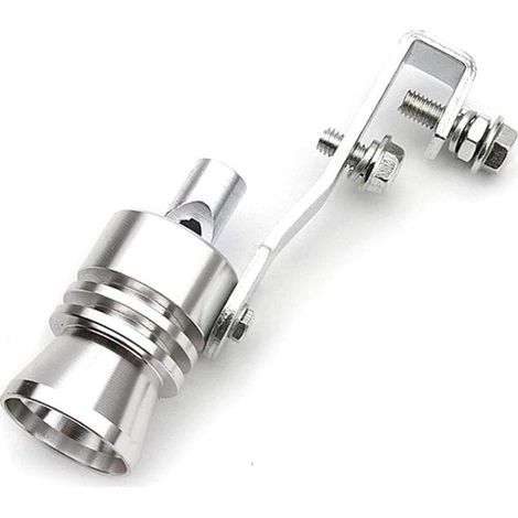 Turbo Simulateur,Sifflet Turbo Sound Simulateur Sifflet en Aluminium Universel pour Tuyau Déchappement de Voiture, Sondeur de Tuyau Déchappement de Simulateur de Soupape de Décharge18x102.6mm (1/5)