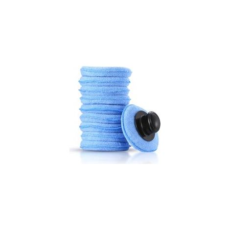 Lot de 10 tampons applicateurs en Microfibre pour Voiture, éponges de Polissage de Nettoyage de Cire pour Voiture, poignée de Tampon applicateur de Mousse pour Un véhicule Propre