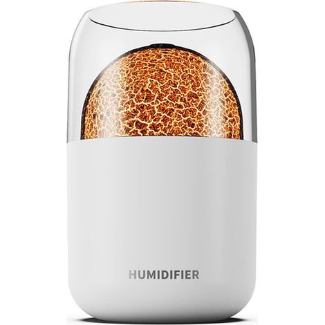 Tragbarer Luftbefeuchter, 300 ml, Cool Little Volcano, LED-Nachtlicht – USB – Luftbefeuchter für den Schreibtisch, 2 Modi, Farbwechsel, Stimmungslicht, Luftbefeuchter (1/5)