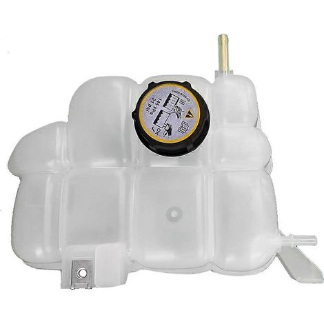 Vase d'expansion de liquide de refroidissement pour radiateur de voiture JB3G-8K218-AA avec bouchon, collier de serrage en fer et tuyau en cuivre pour Ford Ranger 2011-2023 JB3G8K218BA (1/5)