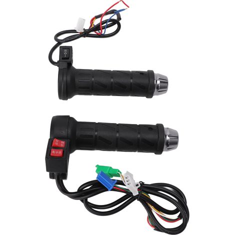 paire de régulateurs de température électriques, thermostats universels réglables à cinq vitesses, poignées de 22 mm pour motos et quads (1/5)