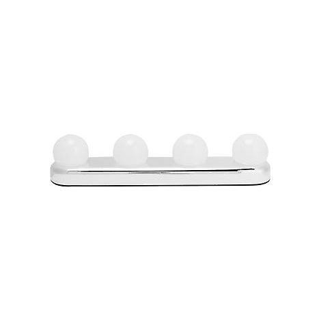 4-LED-Schminktischleuchte, Wandlampen-Set mit Glühbirnen und Spiegelbeleuchtung für Wohnzimmer und Badezimmer