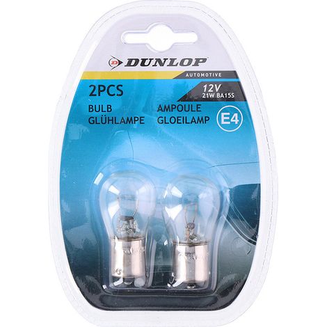 Confezione da 2 lampadine di ricambio per auto Dunlop 12V 21W (1/2)
