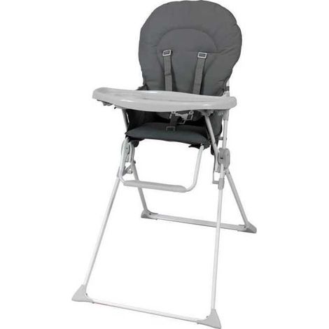 Bambisol 3159059051499 Hochstuhl grau faltbar kompakt (1/3)