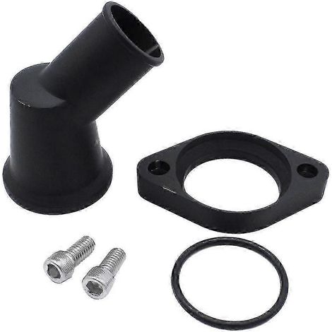 Boîtier de thermostat en aluminium pour moteurs 327, 350, 396 et 454 sortie de liquide de refroidissement. (1/5)