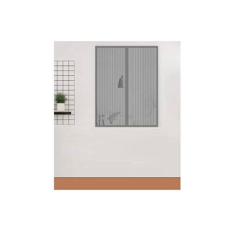 ZANZARIERA MAGNETICA P/FINESTRA 120X160CM GRIGIO