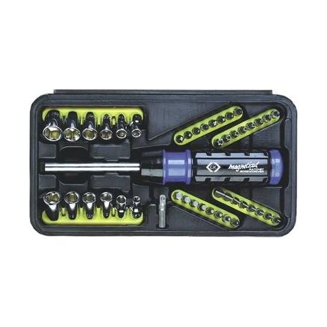 C.K Officina e meccanica Cacciavite a cricchetto 1/4 (6.3 mm) 85 mm (1/2)