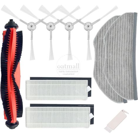 (QH) Convient aux accessoires et pièces de rechange pour Xiaomi MIJIA G1. Convient également aux modèles Xiaomi G1 MJSTG1 et MI Robot Vacuum Mop Essential. Brosse rotative et filtre de rechange essent (1/4)