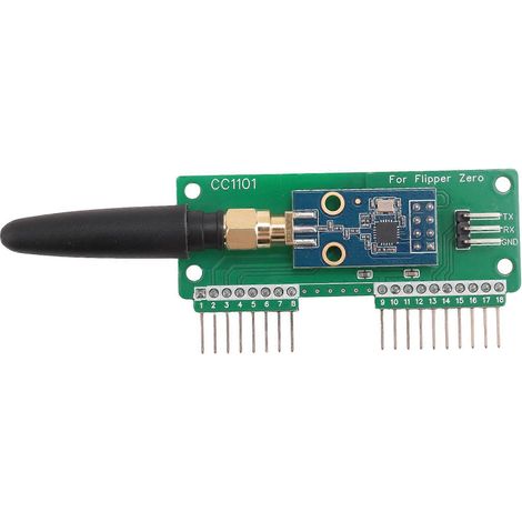 Module Flipper Zero CC1101 SubGHz avec antenne 433 MHz - Couverture étendue (1/5)