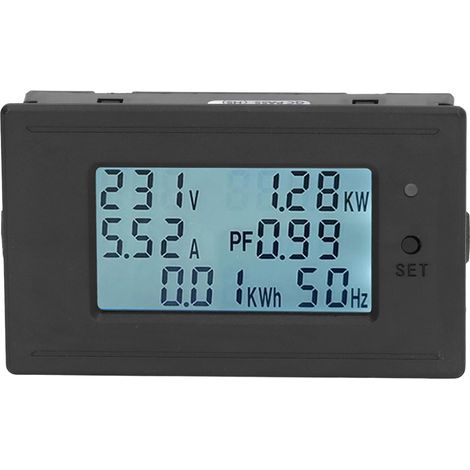 LCD-Digitalanzeige, Spannungs- und Strommessgerät, Voltmeter, Amperemeter, DC 6–200 V (1/5)