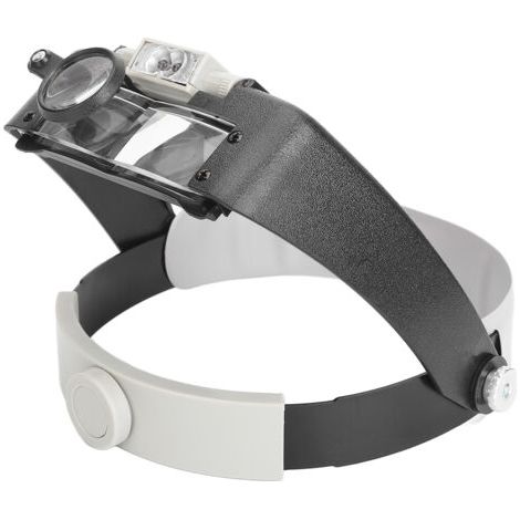 Lunettes loupes à bandeau 1,5x 3x 8,5x 10x, support de tête de grossissement avec lumière LED (1/5)