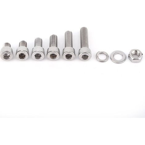 Kit d'assortiment de vis, boulons, écrous et rondelles à tête (1/5)