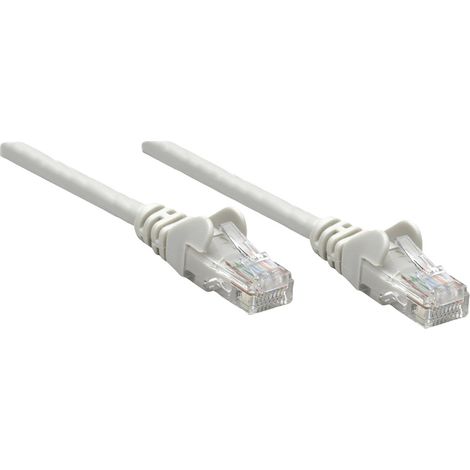 Intellinet 336628 RJ45 Patchkabel CAT 5e U/UTP 1.50 m Grau 1 St. (1/2)