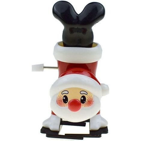 Snowman - Horlogerie Mécanique À Remontage - Décoration De Noël Sur Pied - Marche Inversée - 1 Pièce (1/5)