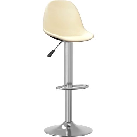 Maison Exclusive - Barhocker 2 Stk. Creme Stoff (1/5)