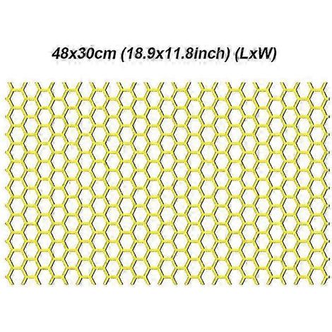 Autocollant nid d'abeille pour phares de voiture, découpe en grille creuse, protection latérale, film adhésif universel pour phares et feux arrière, autocollant de covering pour voiture (1/5)
