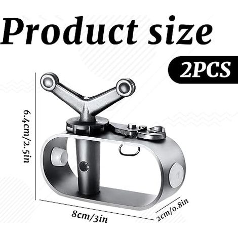 Outdoor Clothes Line Tensioner, Laundry Rope Tensioner, Wire Tensioner, Clothes Line Tensioner for Pool Covers, Awnings Pool Tarpaulins, Rope Not Included (1/4)