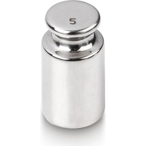 Kern Prüfgewicht 326-03K+C kalibriert, F1, Nennwert 5 g, Eco-Form, Edelstahl poliert
