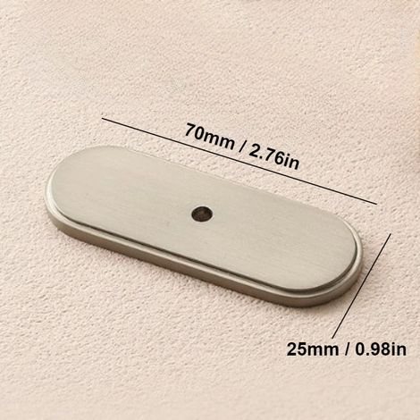 (Base argent mat - B - 1 pièce) Boutons et poignées en laiton massif de style nordique pour tiroirs et commodes - Poignées de meubles en bronze - Poignées créatives et luxueuses pour armoires de cuisi (1/5)