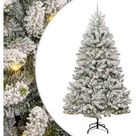 vidaXL Albero di Natale artificiale 300 cm 300 LED Bianco caldo (1/5)