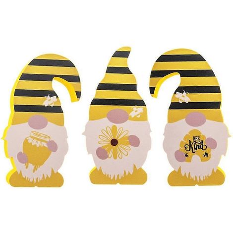 Ensemble de décorations pour plateau « Abeille fatiguée », panneau de table pour la cuisine, la maison ou le bureau (1/4)