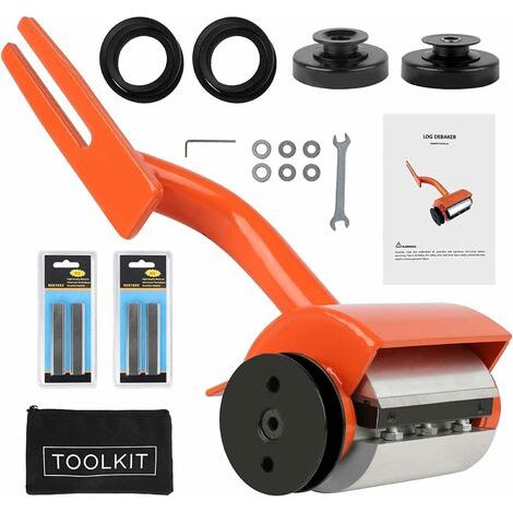 DEESSE SHOP-Éplucheur de bûches multifonctionnel pour tronçonneuse – Compatible avec Stihl et Husqvarna – Acier avec 6 lames – Efficacité optimale (1/5)