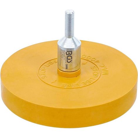 Gomme Enlève Autocollants D.90 mm - Efficace et Facile d Utilisation, Caoutchouc - D-Work (1/5)