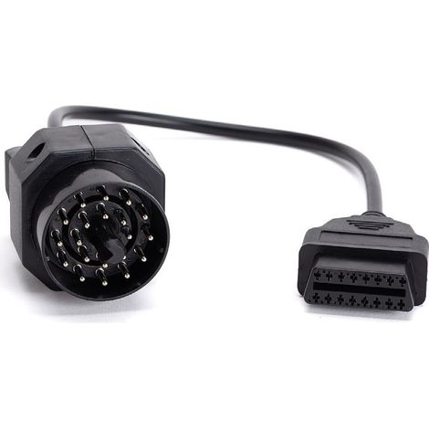 OBD OBD2 Câble adaptateur de diagnostic de connecteur 16 broches compatible pour BMW 20 broches (1/3)