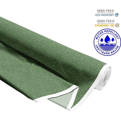 TESSUTI DECORATIVI PER ESTERNI OXFORD - Motivo Pois su Verde I DR114 (1/5)