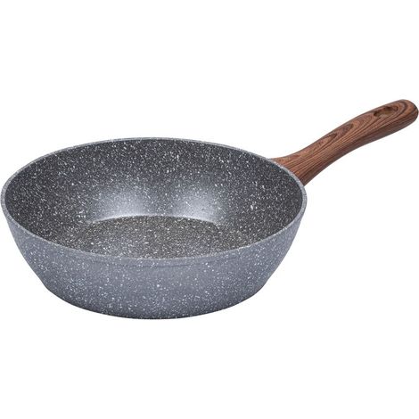 Resto Bratpfanne 26cm (schwarz, beschichtet, Induktionsherd, spülmaschinenfest) (1/5)