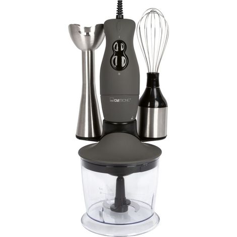 Set Mixeur Plongeant + Batteur + Fouet Inox 200 W Clatronic SMS3777 (1/10)