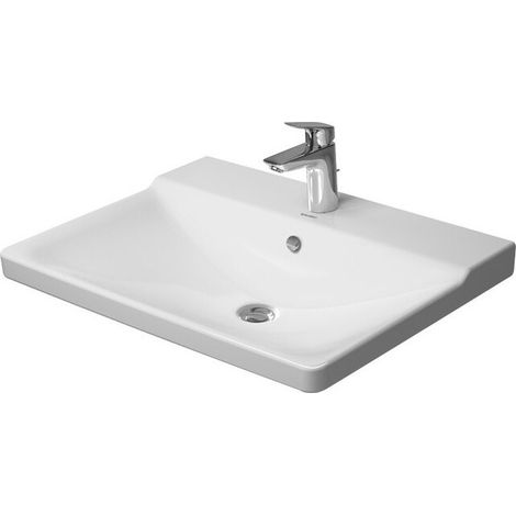 Duravit P3 Comforts lavabo con rebosadero 65x50cm 3 orificios para grifería blanco