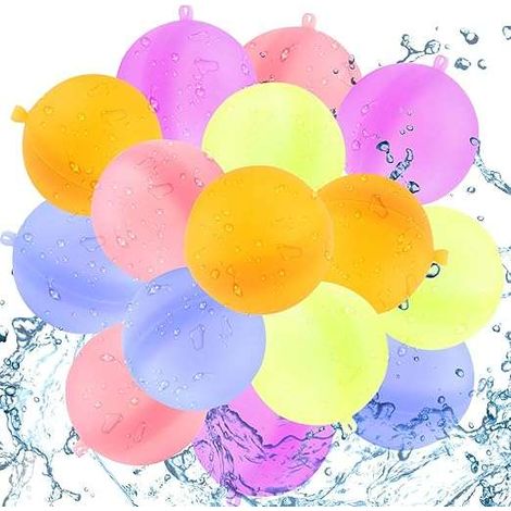 Wiederverwendbare Wasserbomben, Wasserspielzeug, 5,5 cm, 15er-Set