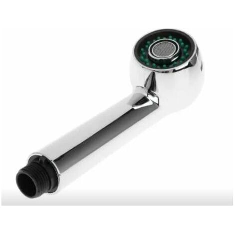 BUNTHAUS Robinet de douche à main rétractable, mitigeur de douche de cuisine, baignoire ou salle de bain, 18,5 cm, argent (1/4)