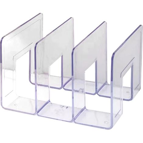 Organisateur de sacs à main, étagère de rangement transparente pour la maison, étagère à mini-sacs à main, 3 sections, couleur transparente