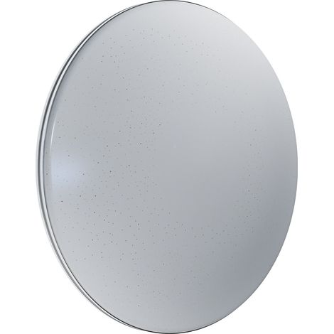OSRAM Orbis Sparkle plafonnier LED avec effet scintillant, applique avec Click-CCT en blanc en aluminium, luminaire apparent, Protection IP20 pour l'intérieur (1/4)