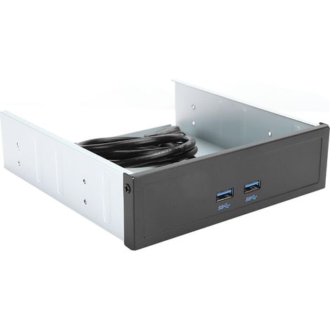 Panneau avant de lecteur optique pour carte d'extension 2 ports USB 2.0/3.0/3.1 Accessoires de bureau (1/5)