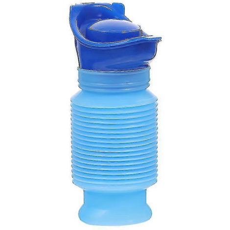 Toilettes portables bleues 30 x 10 x 6 cm, urinoir pliable pour adultes et hommes, modèle 2025 (1/2)