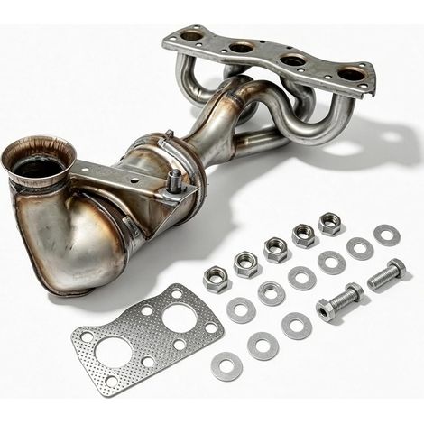 Catalyseur Essence pour C3 C4 Picasso 207 308 1.4 1.6 VTi, MINI Cooper One R55 R56 R57, Pot Catalytique Acier Inoxydable Euro 4 OBD, Remplacement OE 18407563247 1609163980 (1/5)