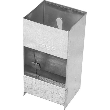 Comedero Tolva para Conejos Macho  16x14x30 cm  Dispensador de Comida de Gran Capacidad  Abierto para Relleno Fácil