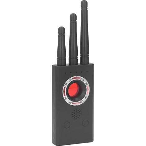 Detektor für versteckte Kameras, 10 m Reichweite, einstellbare Empfindlichkeit, multifunktional, für Meetings und Hotels, Netzteil: DC 5 V, 1 A (1/5)