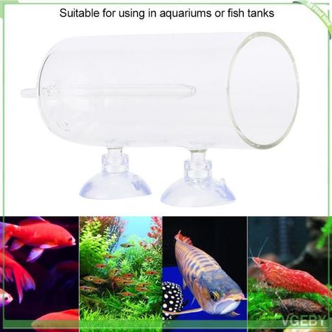 Aérateur d'oxygène aquarium - FAFEICY - VGEBY - Verre haute qualité - Sans pierre à bulles - Ventouse de fixation (1/5)
